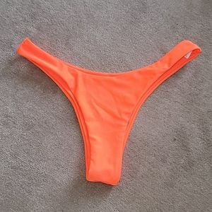 Neon Orange bikini bottom